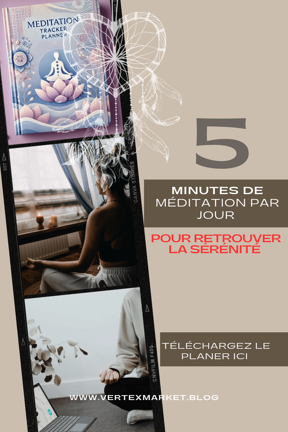 TECHNIQUES DE MÉDITATION EN 5&prime; PAR&nbsp;JOUR