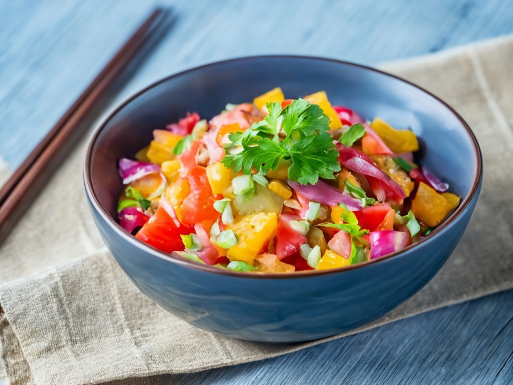 POKE BOWL DE LENTILLES VERTES & THON MARINÉ (Recette de cuisine&nbsp;délicieuse)